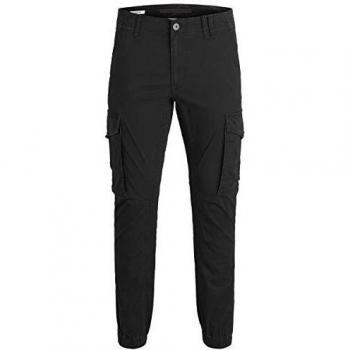 Jack & Jones JJIPAUL JJFLAKE AKM Cargo Trousers Black - Male - Size: 30W x 34L
