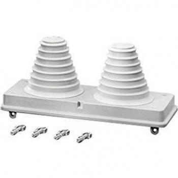 Hensel Mi FP 72 Cable Entry Flange - Plastic, 100 x 300 x 100 mm, Single Piece
