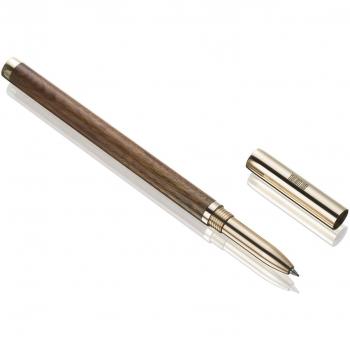 Boligrafos de punta redonda premium hecha a mano de lujo elegante pluma en caja de regalo para hombres firma caligrafia ejecutivo de negocios marron