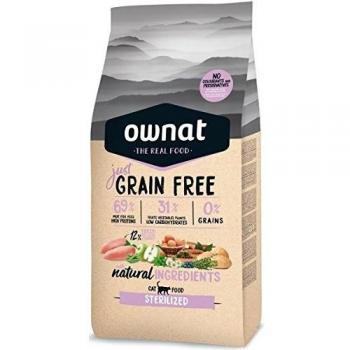 OWNAT Just Grain Free Sterilized Chicken Cat Food 8 kg