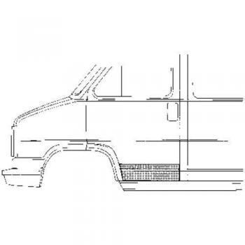 Puerta de Carrocería Van Wezel 1745171, Repuesto de Calidad Superior
