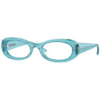 Gafas de Vista Vogue VO5596 3166 para Mujer Acetato Azul Cielo Transparente Redondas 53mm