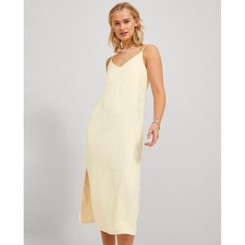 Vestido midi satinado de tirantes finos Jack & Jones