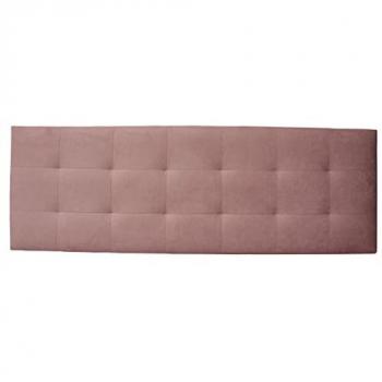 Cabecero Venus Rosa 160x55 cm - Tela Antimanchas de Alta Gama con Estructura de Madera