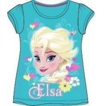 Frozen - Camiseta de manga corta - para niña turquesa 8 años