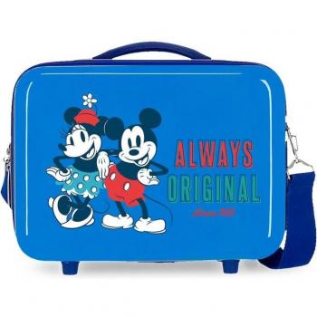 Disney Mickey Always Original Neceser Infantil ABS Adaptable Azul 9L