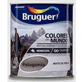 Bruguer Colores del Mundo Pintura para paredes monocapa Patagonia Matiz de Perla 750 ml