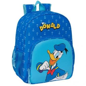 Mochila Escolar Junior Adapt. Carro Donald Duck
