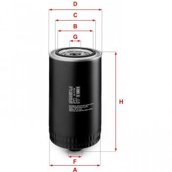 Filtro de aceite SOFIMA S 1563 R