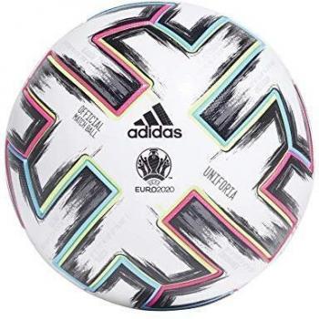 adidas UNIFO Pro Balón de Fútbol, Men's, White/Black/Signal Green/Bright Cyan, 5