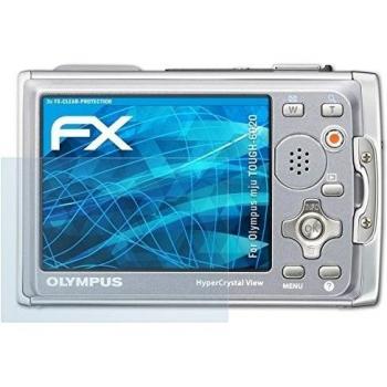 3 x atFoliX Lámina Protectora de Pantalla Olympus mju TOUGH-6020 Película Protectora - FX-Clear ultra transparente