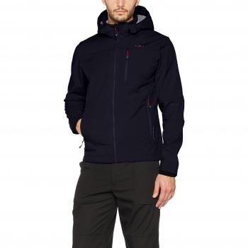 CMP Softshell para hombre 3Â a01787Â N Chaqueta, Otoño-invierno, hombre, color B.Blue-Argento, tamaño 56