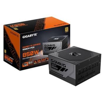 Fuente de Alimentación Gigabyte Gaming 850GM PG5 850W Modular 80 PLUS Gold ATX 3.1 PCIe 5.1 Ventilador Silencioso
