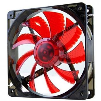 NOX Coolfan 120mm LED Rojo Carcasa del Ordenador Ventilador 12cm Conector Molex Silencioso