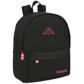 Mochila para Portátil 14.1 Kappa Black and Pink 31x40x16cm Safta