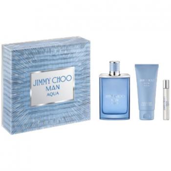 Jimmy Choo Man Aqua Eau De Toilette Spray 100ml Set 3 Piezas