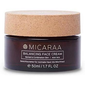 ACARAA Crema Facial Orgánica, Hidratante Natural Para Piel Normal Y Mixta, Crema Facial Anti-Edad Para Mujer, Crema Hidratante Con Aloe Vera Y Aceites Orgánicos, Cosmética Natural De Alemania, 50ml