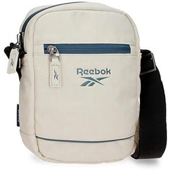 Bandolera Mediana Reebok Cincinnati Blanca Piel Sintética 17x22x6 cm
