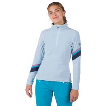 Forro Polar Rossignol Strawpile Half Zip Mujer Celeste - Talla S