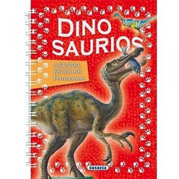 Agenda escolar permanente - Dinosaurios