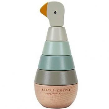 Little Dutch 7073 Madera FSC anillo apilable Little Goose Gans