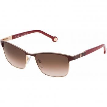 Carolina Herrera SHE069560484 Women's Purple Sunglasses, One Size, Metal Frame