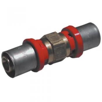 Racordón a Presión Doble Recto para Multicapa 63mm