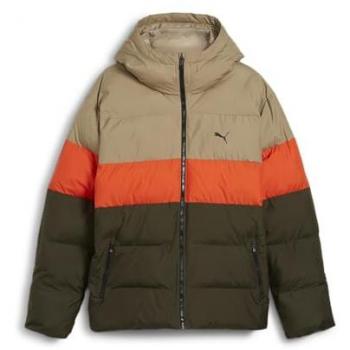 Chaqueta Acolchada Puma Poly Puffer para Hombre en Verde Oliva Oscuro (S)