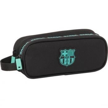 Estuche Portatodo Doble F.C. Barcelona 3ª Equipación - Licencia Oficial Safta