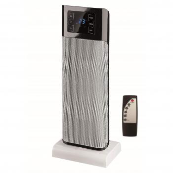 Triomph ETF1483 2000 W de cerámica Ventilador de la Torre, 220 V, Blanco