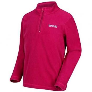 Regatta Forro polar unisex con media cremallera para niños, Unisex niños, Forro polar, RKA148 47WK15, morado, XXL