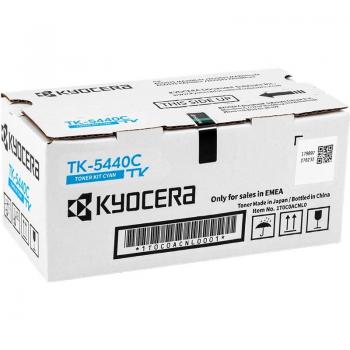 Cartucho de Toner Original Kyocera TK5440C en Color Cyan - Alta Calidad y Rendimiento de 2400 Páginas