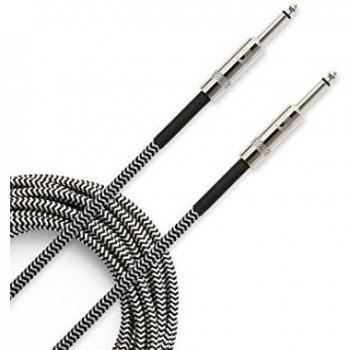 D'Addario Custom Series Braided Instrument Cable, Grey, 20'