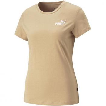 Camiseta Puma Essentials+ Embroidery Mujer Dusty Tan