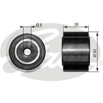 Polea de deflexión/guía para correa v-ribbed GATES T36191