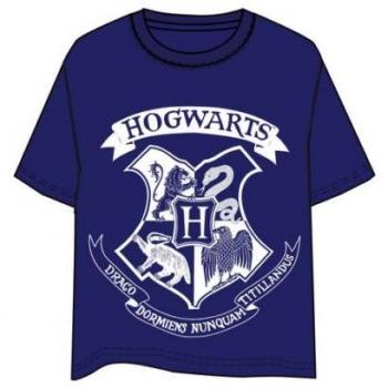 Camiseta Harry Potter Hogwarts Negra Talla XL