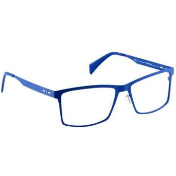 Italia Independent II 5025 022.000 Men's Eyeglasses Blue Size 56 - Frame Only, Blue Light Block Available