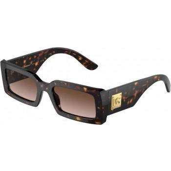 Dolce & Gabbana DG4416 502/13 Women's Square Havana Sunglasses