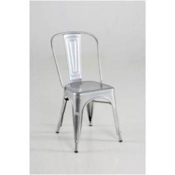 Kit Closet 5020519053 - silla de metal, plata, 86 x 44 x 47