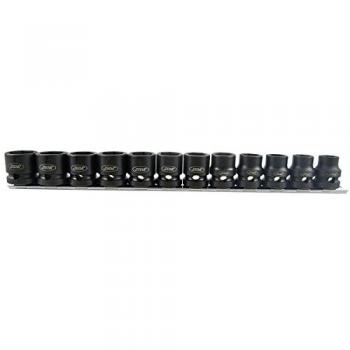 Juego de 12 llaves de vaso de impacto 1/2 hexagonal perfil bajo JBM 53060