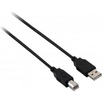 V7 + CABLE USB 3M A TO B BLACK USB 2.0 HI-SPEED M/M, V7E2USB2AB-03M