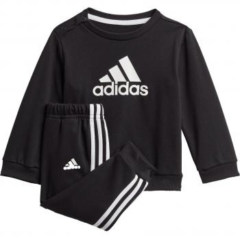 adidas Badge of Sport French Terry Jogger Set for Boys in Black