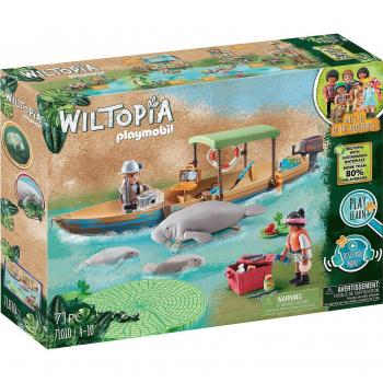 PLAYMOBIL Wiltopia 71010 Viaje en Barco a los Manatíes