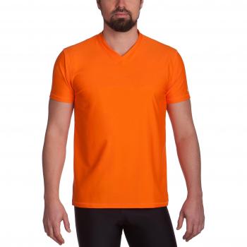 Camiseta 300 T iQ-UV para caballeros de corte regular, corte en V protección camiseta UV, 3XL
