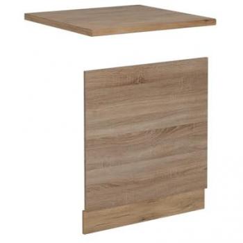 Frontal para Lavavajillas R-Line, 60 cm, Roble Sonoma/Dorado, Vicco