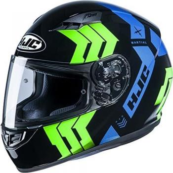 Casco Integral HJC CS-15 Martial MC24 Negro Azul Verde Talla L