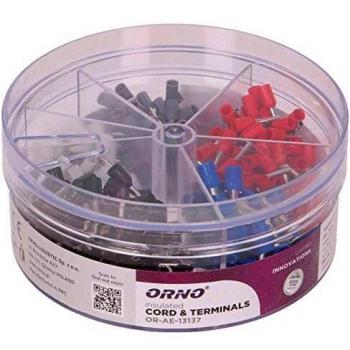 Juego de Terminales Eléctricos Rizados Multicolor Aislados - 400 Piezas