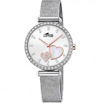 Lotus Reloj Analógico para Mujer de Cuarzo con Correa en Acero Inoxidable 18616/1