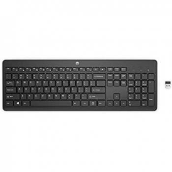 Teclado Inalámbrico HP 230 - Conexión USB-A 2,4 GHz, Multi-dispositivo, Qwerty Italiano, Autonomía de hasta 16 meses, Compatible con Windows y macOS, Color Negro