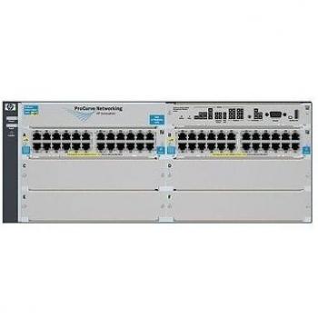 HP 5412-92G-PoE+-4G v2 zl Switch - switch - 92 ports - Managed - rack-mountable - with HP 5400 zl Switch Premium License